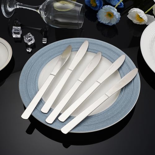Image of 36 PCS Dinner Knifes Set - Windsor Stainless Steel Table Knives 8.7 Inch with Dishwasher Safe Butter Knives,Metal Butter Knofe,Dinner Knife Silverware for Home,Kitchen or Restaurant