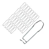 Guangcailun Robuster Gartenrohr Stützclip, DIY Verbindungsklemme für die sichere Montage von Pflanzenschuppen, Gartenzaunbau, Drahtclip für Pflanzenschuppen, Gewächshaus, Gemüsespalier, 20mm