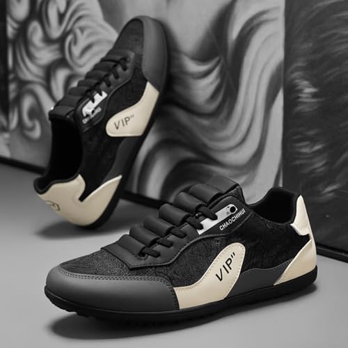 Men's Vintage Plaid Casual Sports Shoes - Cotton Canvas Upper, Memory Foam Insole, Non-Slip Rubber Outsole, Round Toe Design - Breathable for All-Day Wear & Retro Street Style3