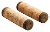 Kork-Fahrradgriff | Naturkork | Grifffläche 100% Kork, angenehm zur Haut | Länge 120 mm | Ø 22,1 mm | Lenkergriff, Fahrradgriff, 2er-Set