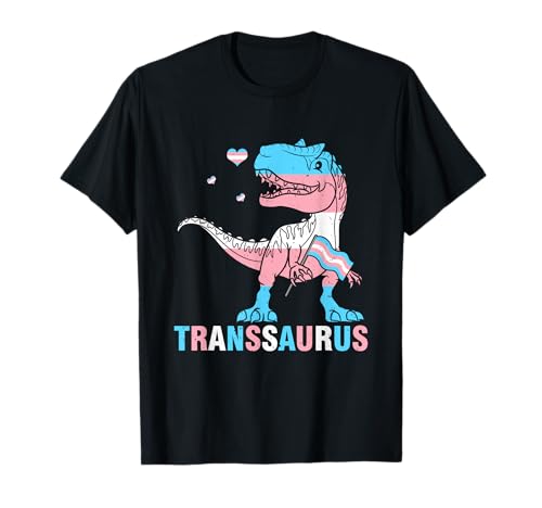 Transexual Dinosaurios Transexual Orgullo LGBT Transgénero Camiseta