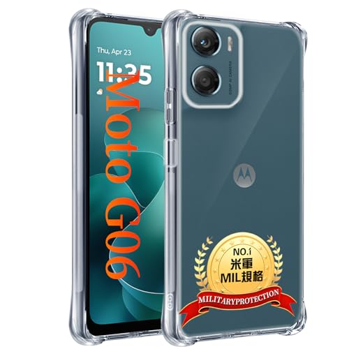 �p Motorola Moto G06 �P�[�X �N���A �p ���g���[�� G06 �\�t�g �N���A TPU �J�o�[ �p Moto G06 �X�}�z�P�[�X���^ MIL�K�i �ϏՌ� ���ϖh�~ �p Motorola Moto G06 �ی�J�o�[ ���C�����X�[�d�Ή� �X