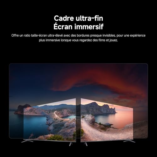 XIAOMI TV F Pro 75, 190 cm (75 Pouces), 4K UHD QLED, Smart TV, Fire TV, Contrôle Vocal Alexa, HDR10+, Mode Game Boost 120Hz, MEMC, 2Go+32Go, Compatible avec AirPlay
