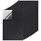 12 Stück Moosgummi Schwarz, Moosgummi Platten Moosgummi Selbstklebend 21x30 cm Eva Foam Schaumstoffplatte Schaumstoff Polster Schaumstoffmatte mit Kleberücken für Möbel DIY-Projekte Verzierung