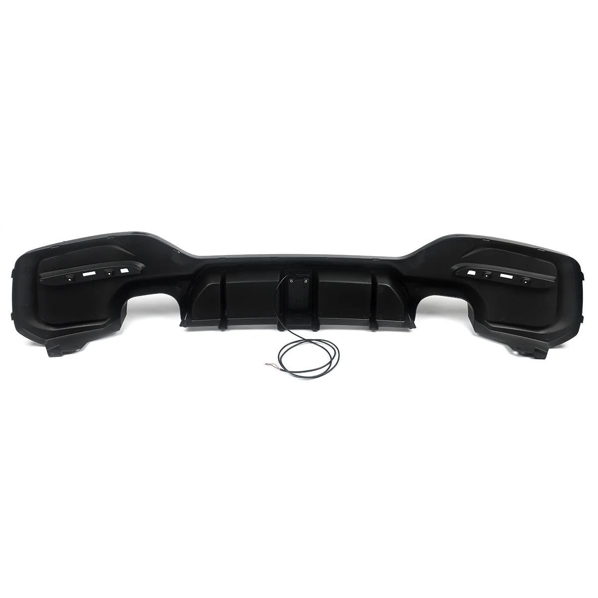 Voiture Queue Aile Becquet Diffuseur Lèvre Arrière pour BMW Série 1 F20 F21 135i 140i 2015–2018 Pare-Chocs avec Accessoires Feux Stop Voiture Aileron ArrièRe(Glossly Black)