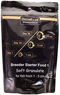 Discusfood Breeder Starter Food 1 - Premium Fish Food - for Fish 1-3 cm - 500g - Soft Granule