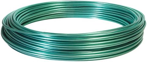 Hillman Fasteners 122100 100-Feet Green Vinyl Jacketed Clothesline Wire