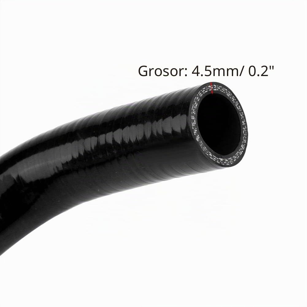 Kit de Manguera de Silicona para Radiador de Automóvil, 9 Piezas, compatible con D15 D16 SOHC EG/EK 1992-2000, Negro