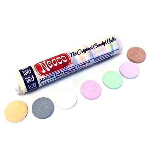 Necco Original Wafer Candy All Natural 2.02 oz, 24-Count