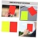 POPETPOP 12pcs Red Yellow Football Referee Cards PVC Soccer Match Cards Essential for Soccer Training