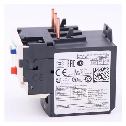 Relais thermique LR-D08 protection moteur électrique triphasé 2.5-4A - 2