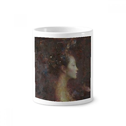 Support en céramique Peinture à l'huile DIYthinker blanche tasse 350ml