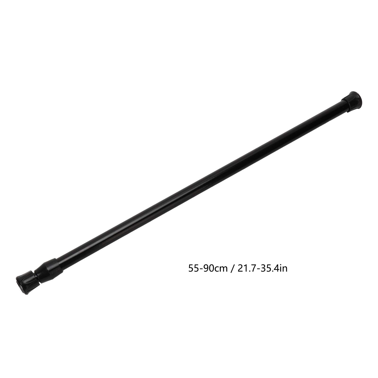 Adjustable Size Window Curtain Rail Telescopic Spring Tension Rod For Blackout Curtain Rod Shoe Rack Bottle Holder Organizing Dividers Cabinet Shelves(55-90 diameter)