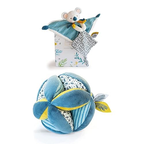 Doudou Koala Plat Yoca et Balle de Prehension pour le Lit