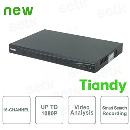 NVR 16 Canali 1080P 2HDD Video Analisi e Smart Search&Recording - Tiandy - TC-NR4016M7-S2
