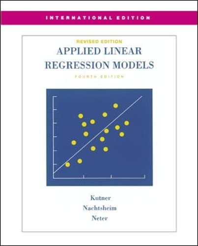 MP Applied Linear Regression Models-Revised Edition with Student CD (Int'l Ed) Paperback – Import, January 1, 1900