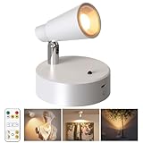 スポットライト LED 充電式 5000mAh大容量 LEDスポットライト リモコン付き マグネット Spotlight 350度角度調節可能 間接照明 3色切替 無段階調光 Type-C充電式 高輝度 取付簡単 絵画 照明 ピクチャーライト 寝室 停電災害対策