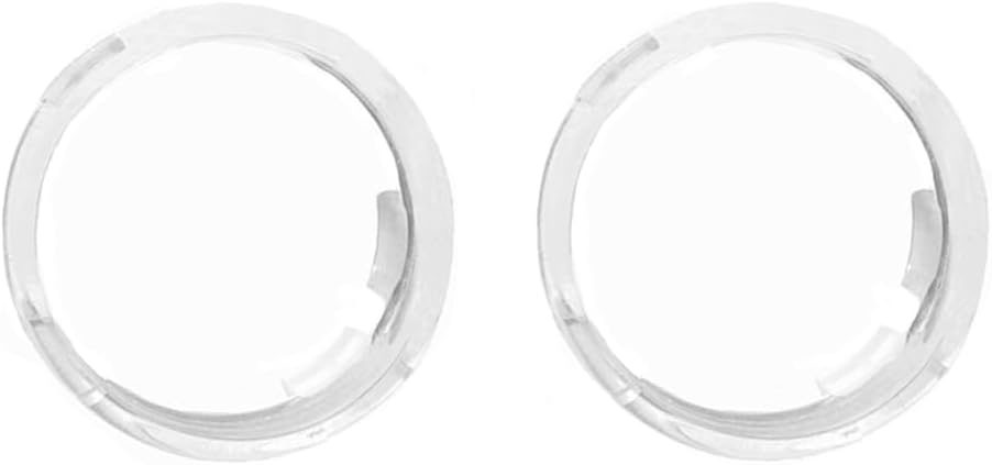 Turn Signal Lights Lens Cover Compatible with Harley Dyna Fatboy Softail Road Glide,Clear 2pcs