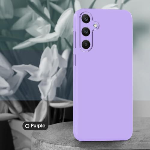 Image of Back Cover for Samsung Galaxy A35 5G | Full Camera Protection | Premium Liquid Silicon Case | Flexible Bumper Case for Samsung Galaxy A35 5G (Purple)