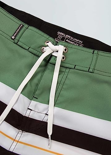 Bermuda Surf Masc.Longboard-Verde Branco