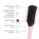 Tangle Teezer Easy Dry & Go do mokrych włosów delikatnych i średnich - dodaje objętości, gładkości i połysku - szczotka do suszenia włosów skraca czas i zmniejsza zniszczenie włosów - Radosny róż