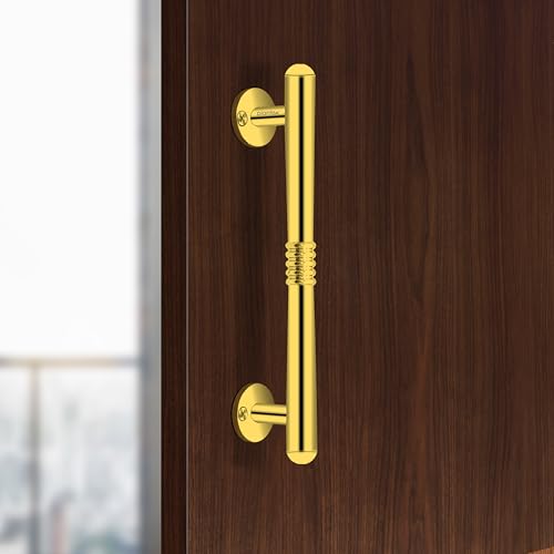 Image of Plantex Main Door Handle /8 Inch Handle for Main Door /Pull-Push Handle for Door - Pack of 1 (S-142, Gold)