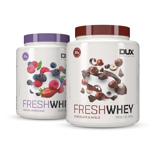FRESH DUO - POTE 450g Chocolate Belga e Avelã + Frutas Vermelhas