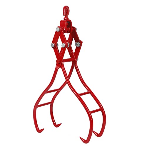 Toriexon 36inch 4 Claw Log Grapple for Logging Tongs, Eagle Claws Design Log Lifting Tongs Log Grabs, Timber Lifting Tongs for Truck, ATV, Tractor and Skidder