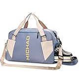 【Bolsas de gimnasia separadas para secciones secas y húmedas】 nuestra bolsa de lona deportiva tiene un compartimento principal para ropa seca y limpia, el tamaño es: 48 * 21 * 29 cm / 18,8 * 8,3 * 11,4 pulgadas; otra bolsa de EVA con cremallera es para artículos de tocador que es una bolsa impermeable separada de la seca, el tamaño es de 27 * 19 cm / 10.6 * 7.5in. Además, 2 pequeños bolsillos externos con cremallera / malla para teléfonos, banco de energía, boletos, botellas de agua.