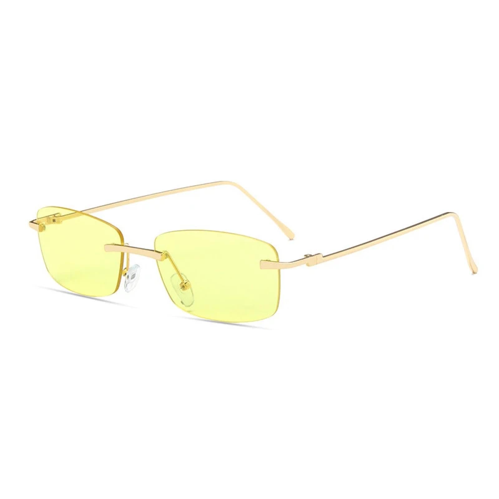 Lunettes de soleil légères sans monture pour éviter les marques sur le nez