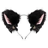 ②Talla única: La diadema de orejas de gato es flexible y se adapta perfectamente a la mayoría de las cabezas. Cómodo de llevar.