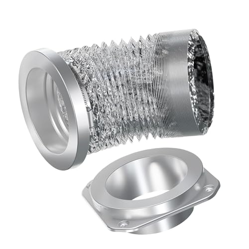 Kit d'aération d'échappement de sèche-linge magnétique pour un gain d'espace et joint étanche - 5