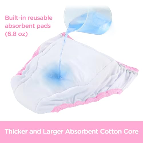 Image of Littleforbig Soft Silky Underwear Comfortable Washable Reusable Waterproof Adult Training Pants - Baby Cuties