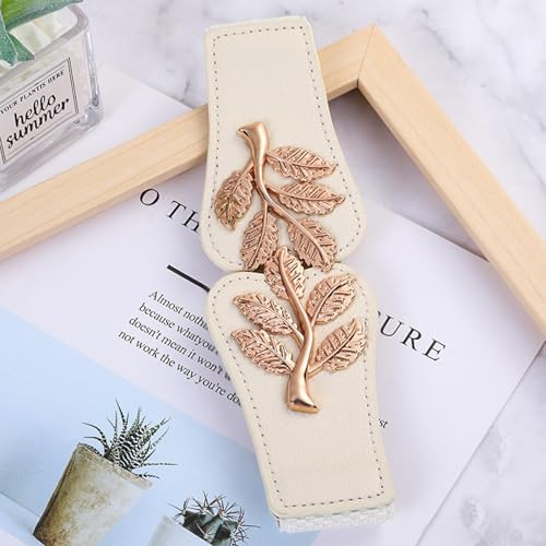 Women Wide Elastic Vintage Leaf Cinch Buckle Belt Waistband Elegant Stretchy Belt For Dresse Jumpsuit Dress3