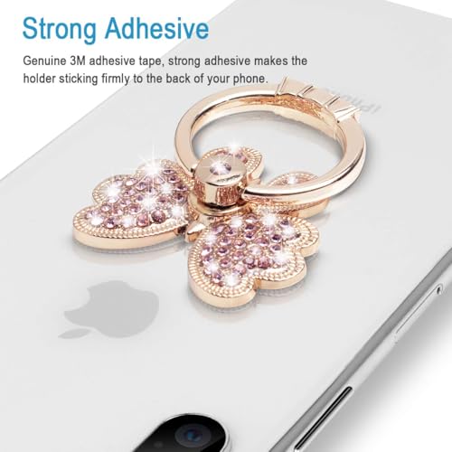 Anillo de metal para móvil con rotación 360 y agarre firme antideslizante universal 5