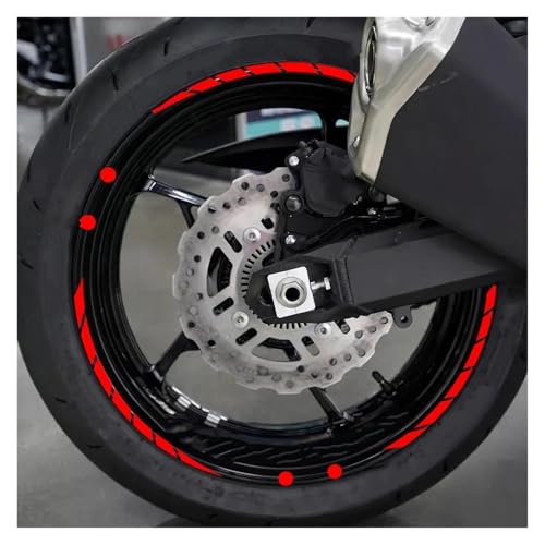 Autocollants Roue Moto Réfléchissants pour Z1000SX Bande Jante Imperméable Style 1 - 2