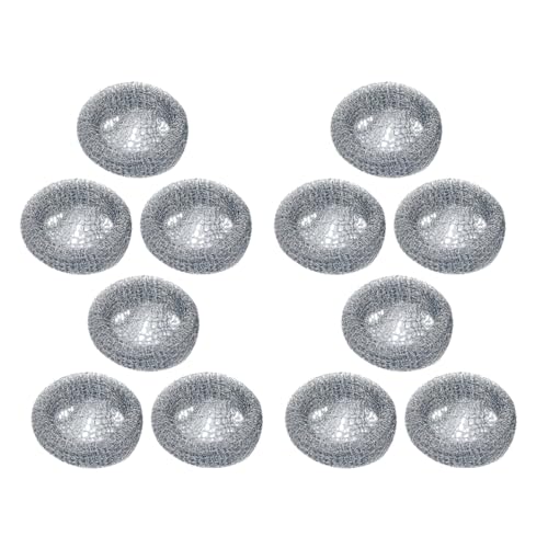 Operitacx Récupérateur De Charpie Pour Tuyau De Lave-linge En Acier Inoxydable 304 Piège à Charpie Filtre De Vidange Pour Machine à Laver Accessoire De Nettoyage Lot De 12 Pièces