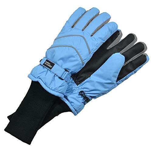 SnowStoppers Kid's Waterproof Long Cuff Winter Gloves