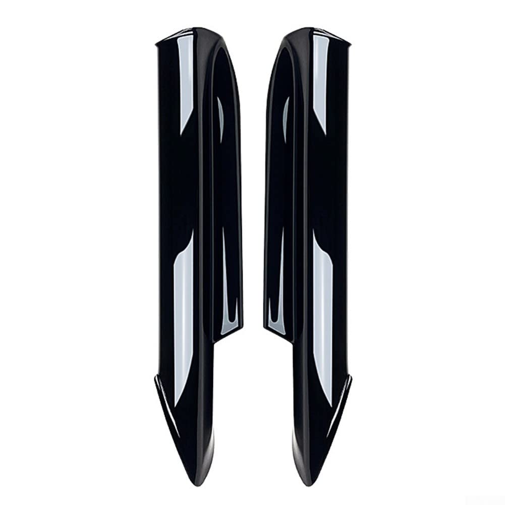 SPORTARC 2 x Frontstoßstangen-Lippensplitter für BMW 3er-Serie E90 E91 320i 330i 2005–2008, schwarz