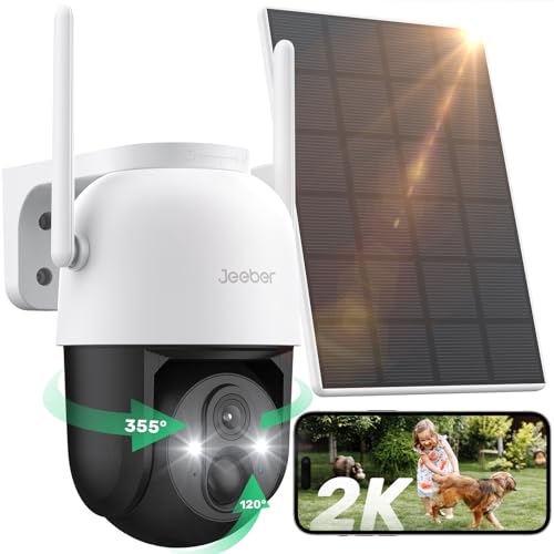 Videocamera Di Sorveglianza Esterna Yeskamo SmartCam - Wi-Fi, Pannello Solare, Batteria, PTZ