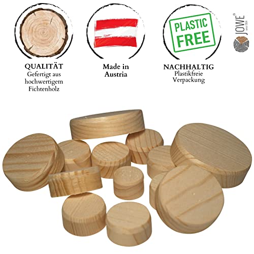 JOWE Cross Grain Plug 30mm in Pine, 30 mm - Image 2