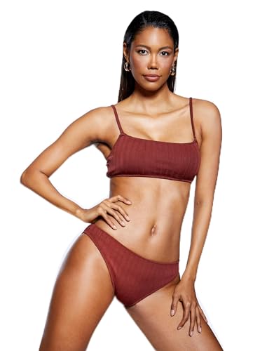 Maillot de bain marron Koton pour vos journées farniente à la plage