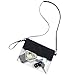 Auony Clear Crossbody Purse Bag, Gym Zippered Tote Bag Clear Gameday Bag with Adjustable Shoulder Strap and Wrist Strap for Work, School, Sports Games