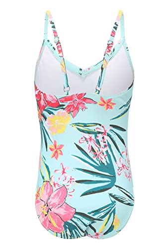 Image of Moon Tree Girls One Piece Swimsuits Ruffle Swimwear Beach Bathing Suit 2-14 Years