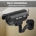 Fake Surveillance Camera,Dummy CCTV Camera Dummy Camera Fake Outdoor Indoor Weatherproof Fake Surveillance Camera Fake Flashing LED Fake Security Camera Camera for Indoor & Outdoor