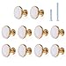 Pomelli per Mobili Jiayi 10 Pezzi Pomelli Cucina Moderni Manopole Armadio Oro Pomelli Mobili Cucina Manopole per Mobili Manopola Rotonda Fungo Le Manopole del Mobile per Cassetti Cucina