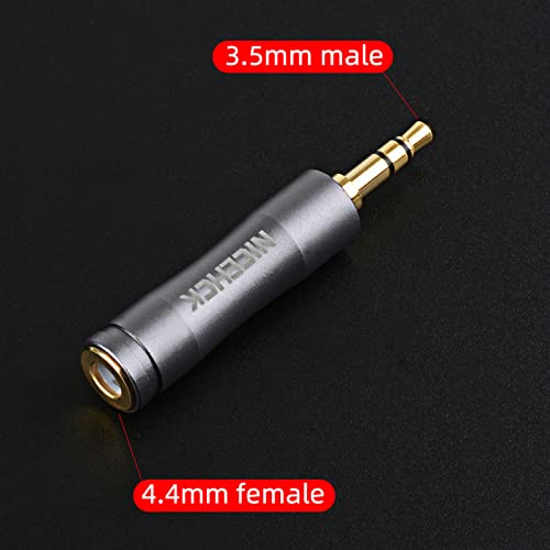 Adaptador de auriculares 4.4mm hembra a 3.5mm macho miniatura 2