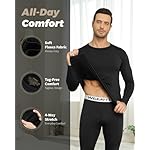 WEERTI Thermal Underwear for Men Long Johns with Fleece Lined Base Layer Men Cold Weather Top Bottom - Image 2