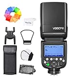Godox v860iii Verbesserte einen neuen Akku mit höherer Kapazität (7,2 V / 2600 mAh), der 1,5 s Wiederaufladezeit und 450 Blitze mit voller Leistung bietet. Der Akku ist auch mit V1 austauschbar, wodurch Ihr potenzieller Rucksack leichter wird.