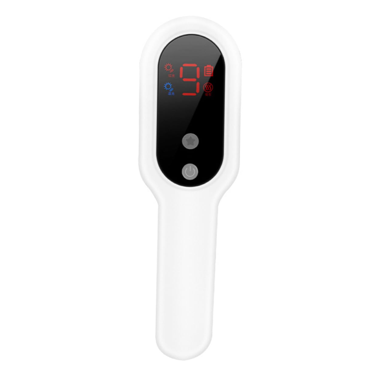 Housoutil Pettine Elettrico per Massaggio Capelluto Set 1, Spazzola Massaggiante in Abs e Tpu per Aumento Circolazione Sanguigna e Rilassamento Chioma